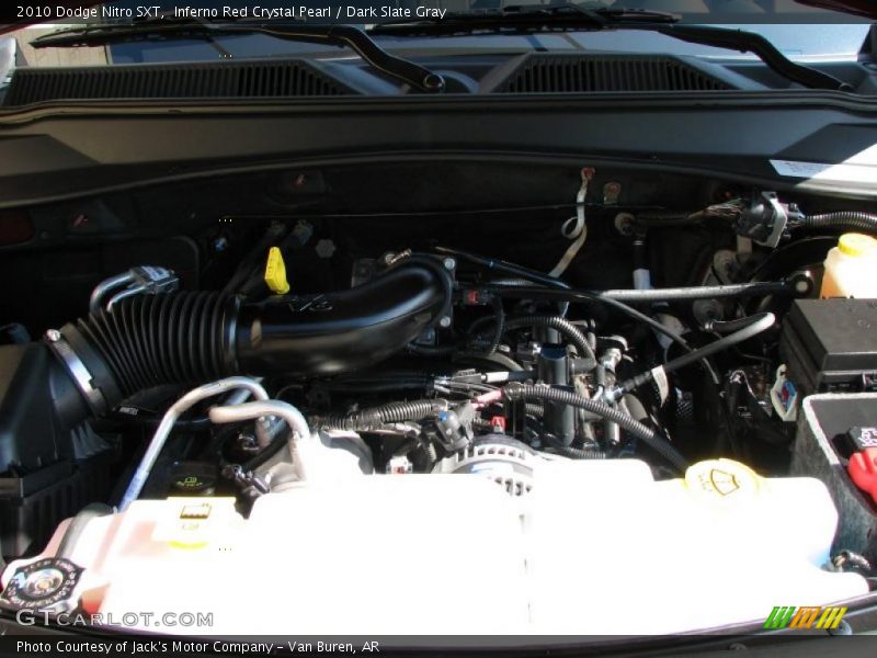 Inferno Red Crystal Pearl / Dark Slate Gray 2010 Dodge Nitro SXT