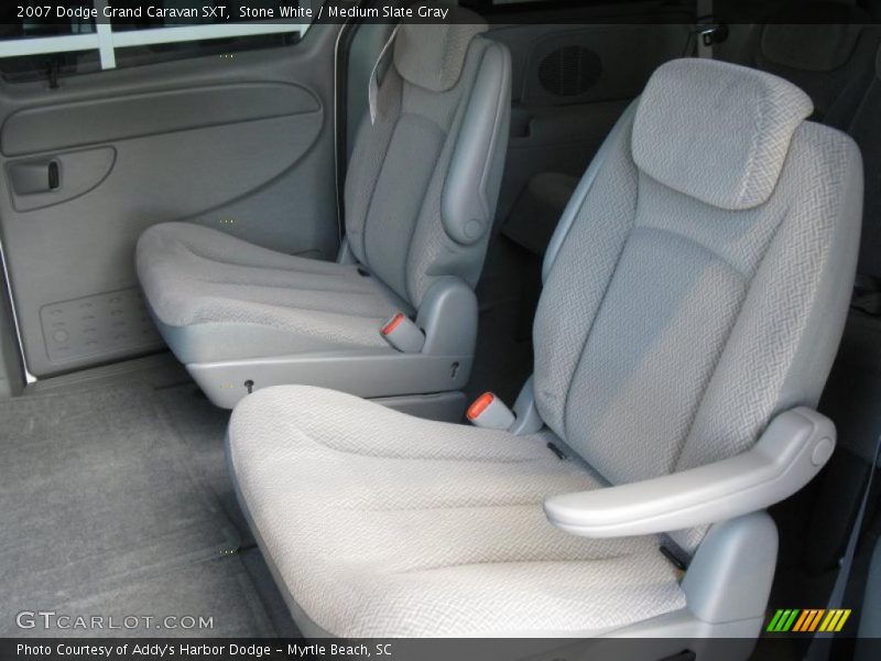 Stone White / Medium Slate Gray 2007 Dodge Grand Caravan SXT
