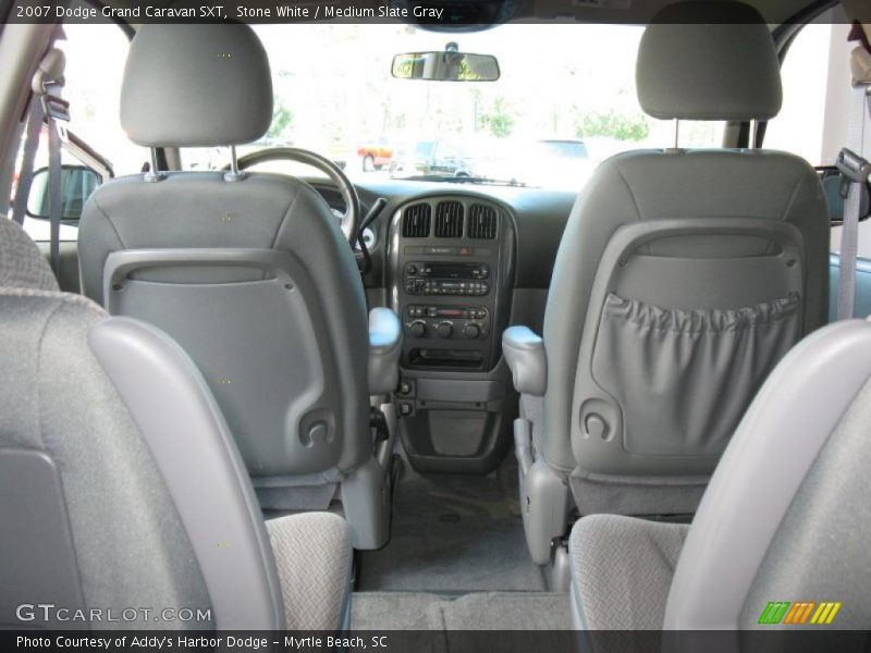 Stone White / Medium Slate Gray 2007 Dodge Grand Caravan SXT