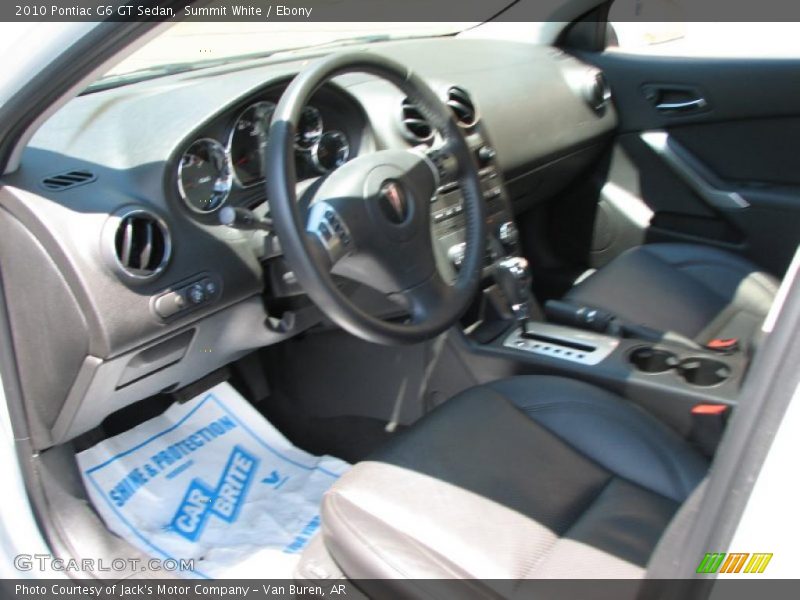 Summit White / Ebony 2010 Pontiac G6 GT Sedan
