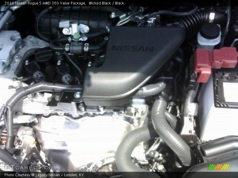 Wicked Black / Black 2010 Nissan Rogue S AWD 360 Value Package