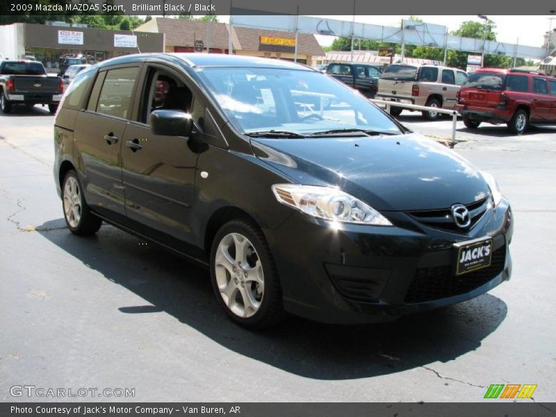 Brilliant Black / Black 2009 Mazda MAZDA5 Sport