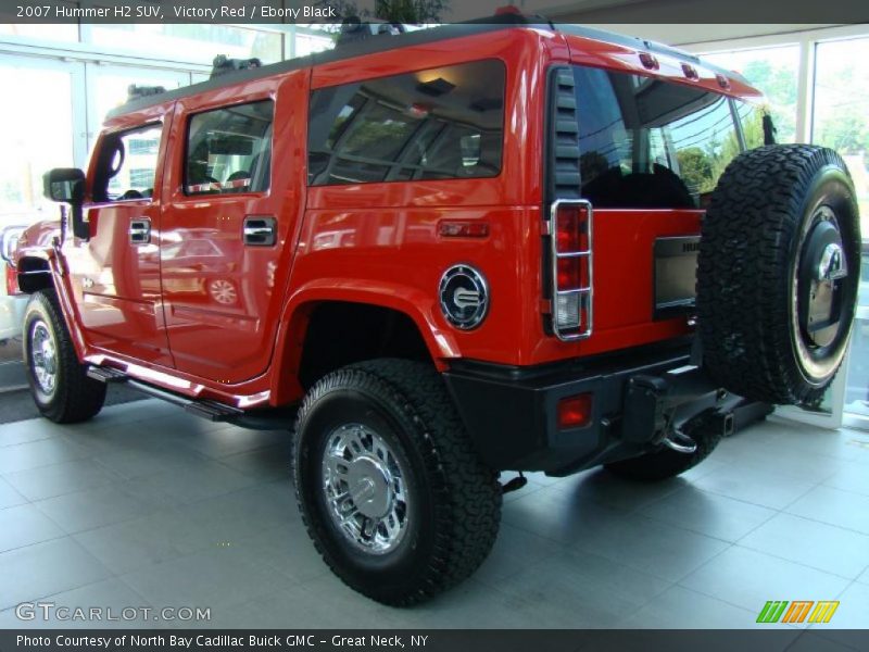 Victory Red / Ebony Black 2007 Hummer H2 SUV