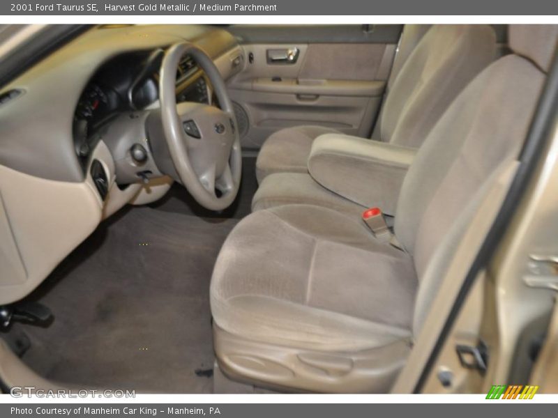 Harvest Gold Metallic / Medium Parchment 2001 Ford Taurus SE