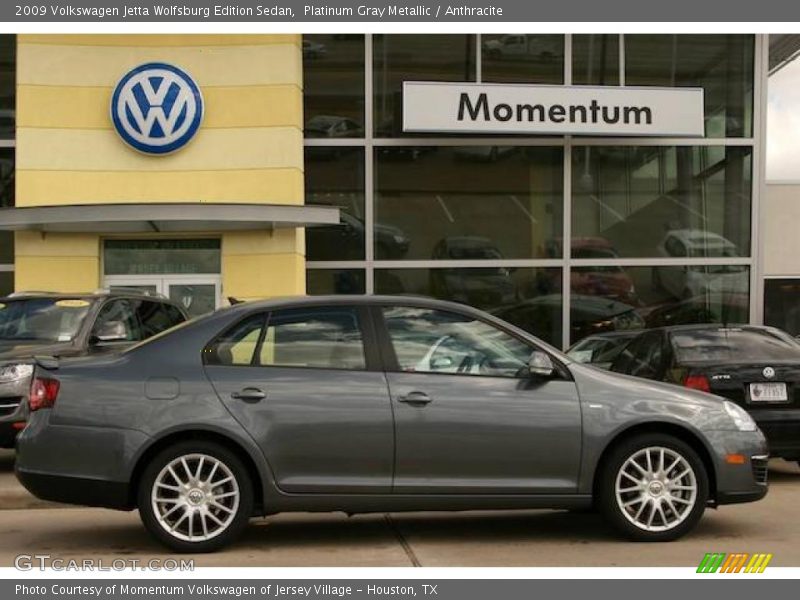 Platinum Gray Metallic / Anthracite 2009 Volkswagen Jetta Wolfsburg Edition Sedan