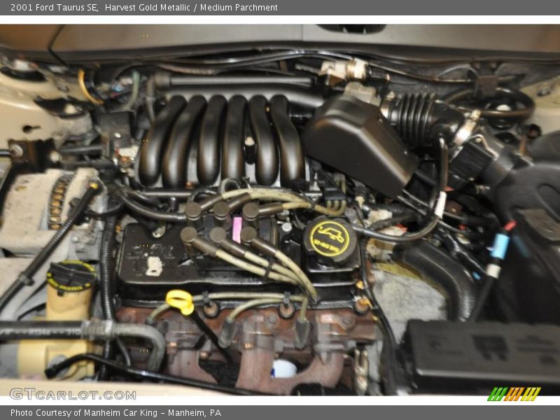 Harvest Gold Metallic / Medium Parchment 2001 Ford Taurus SE