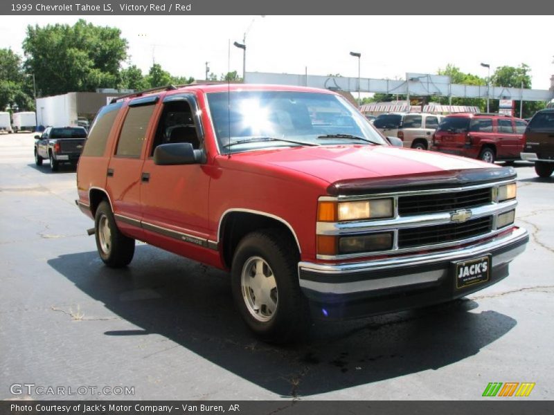 Victory Red / Red 1999 Chevrolet Tahoe LS