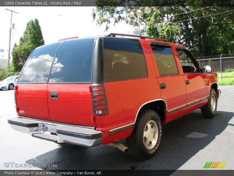 Victory Red / Red 1999 Chevrolet Tahoe LS