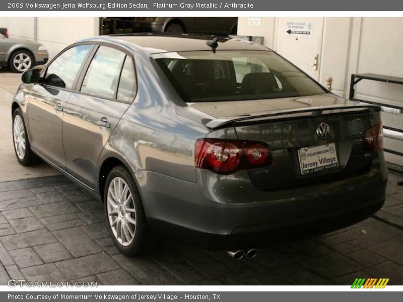 Platinum Gray Metallic / Anthracite 2009 Volkswagen Jetta Wolfsburg Edition Sedan