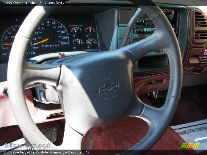 Victory Red / Red 1999 Chevrolet Tahoe LS