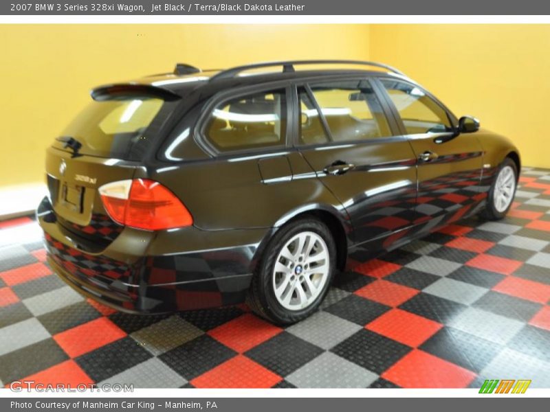 Jet Black / Terra/Black Dakota Leather 2007 BMW 3 Series 328xi Wagon
