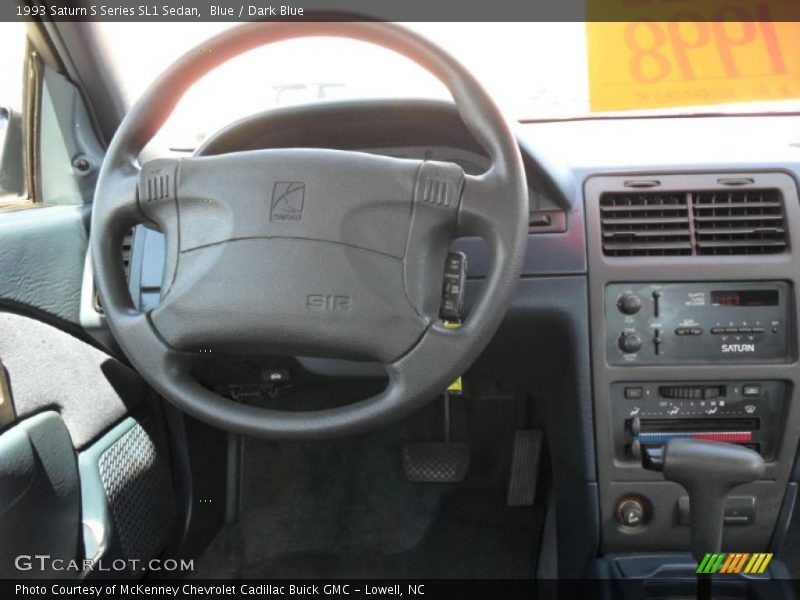 Blue / Dark Blue 1993 Saturn S Series SL1 Sedan