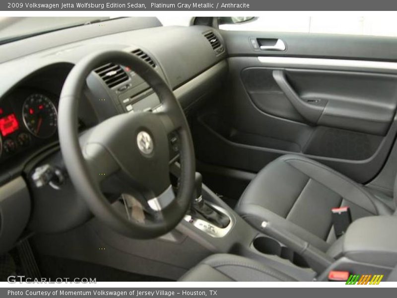 Platinum Gray Metallic / Anthracite 2009 Volkswagen Jetta Wolfsburg Edition Sedan