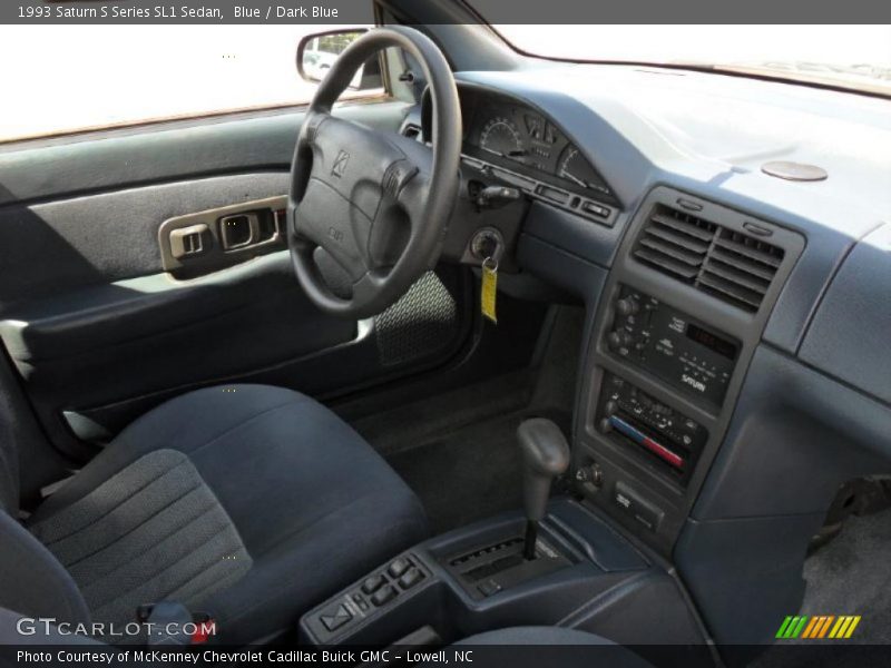 Blue / Dark Blue 1993 Saturn S Series SL1 Sedan