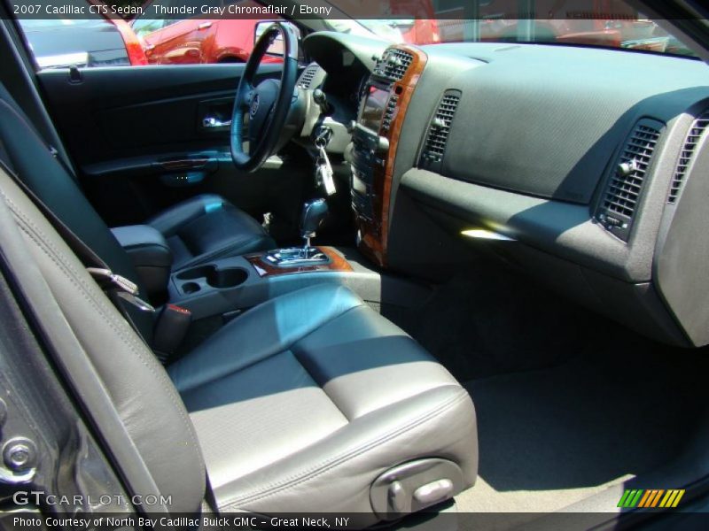 Thunder Gray Chromaflair / Ebony 2007 Cadillac CTS Sedan