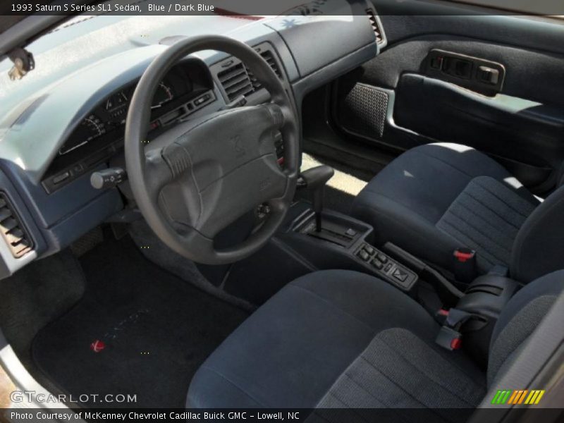 Blue / Dark Blue 1993 Saturn S Series SL1 Sedan