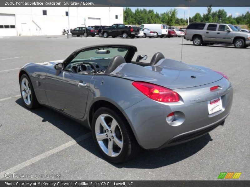 Sly Gray / Ebony 2006 Pontiac Solstice Roadster