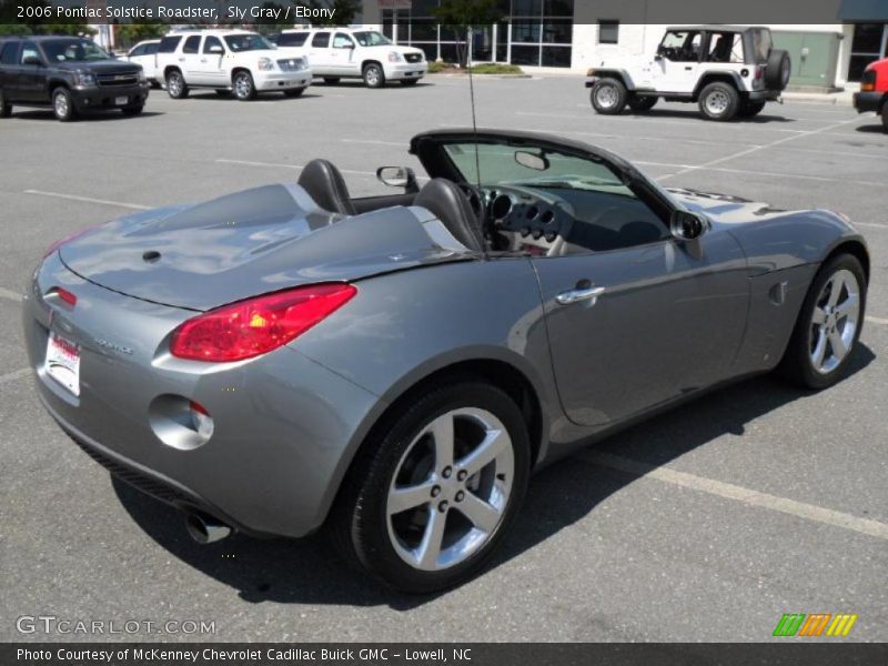 Sly Gray / Ebony 2006 Pontiac Solstice Roadster