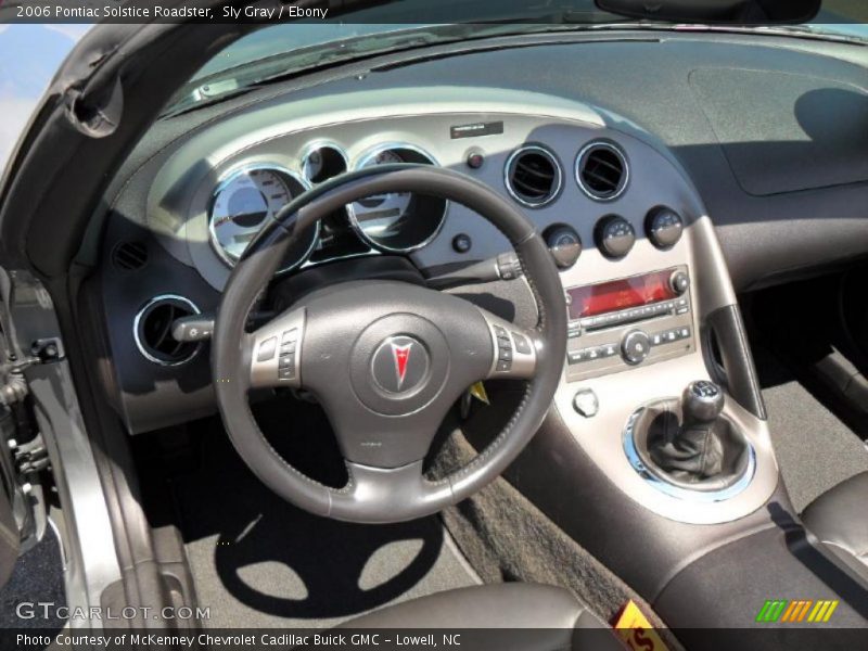 Sly Gray / Ebony 2006 Pontiac Solstice Roadster