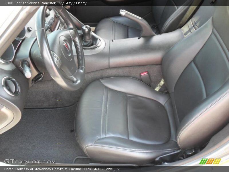 Sly Gray / Ebony 2006 Pontiac Solstice Roadster