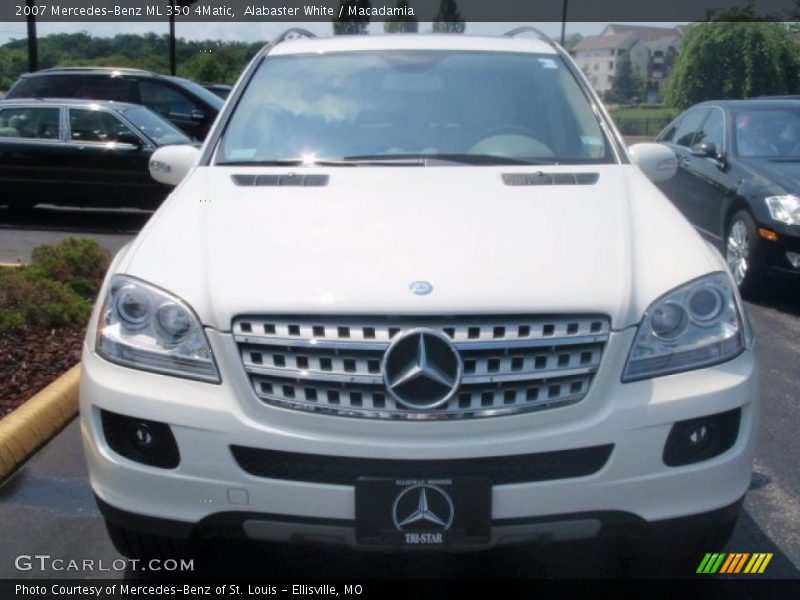 Alabaster White / Macadamia 2007 Mercedes-Benz ML 350 4Matic