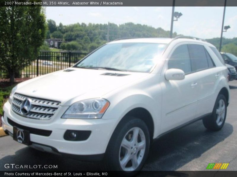 Alabaster White / Macadamia 2007 Mercedes-Benz ML 350 4Matic