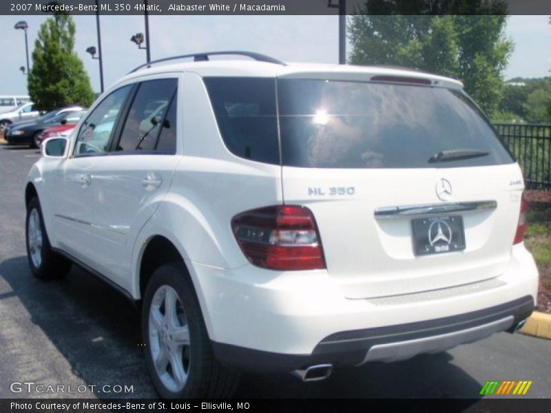 Alabaster White / Macadamia 2007 Mercedes-Benz ML 350 4Matic