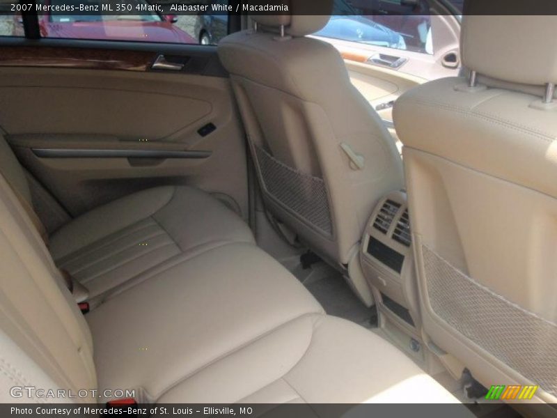 Alabaster White / Macadamia 2007 Mercedes-Benz ML 350 4Matic