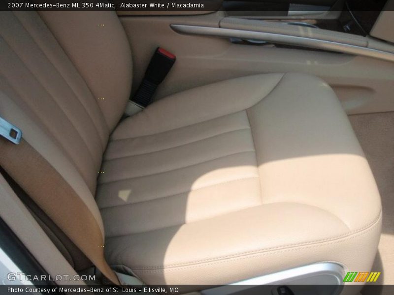 Alabaster White / Macadamia 2007 Mercedes-Benz ML 350 4Matic