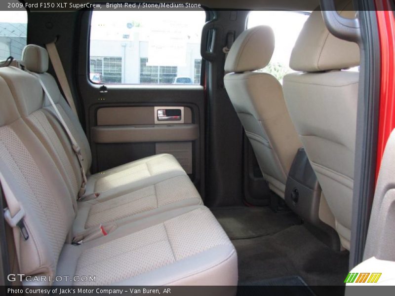 Bright Red / Stone/Medium Stone 2009 Ford F150 XLT SuperCrew