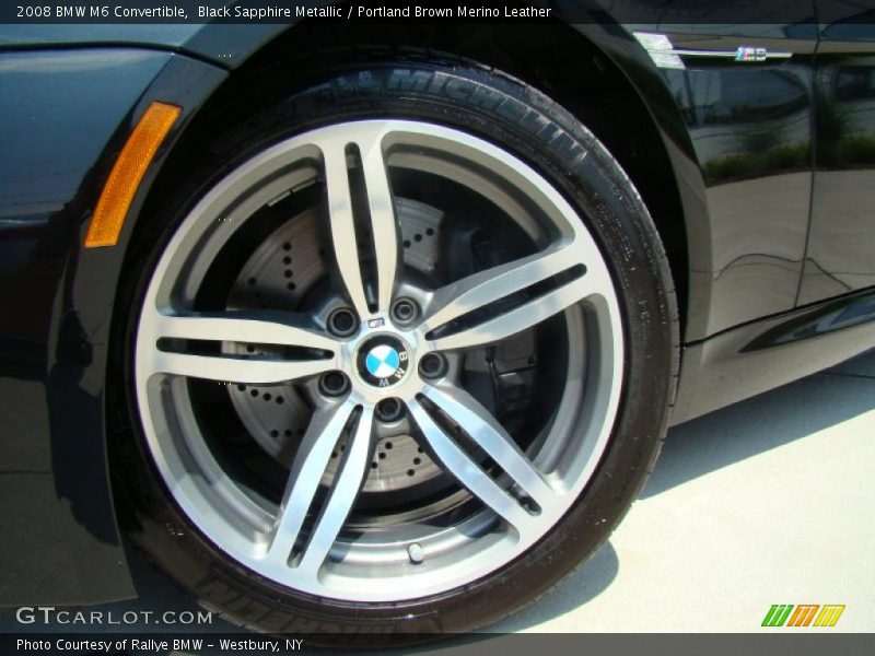 Black Sapphire Metallic / Portland Brown Merino Leather 2008 BMW M6 Convertible