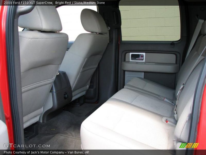 Bright Red / Stone/Medium Stone 2009 Ford F150 XLT SuperCrew