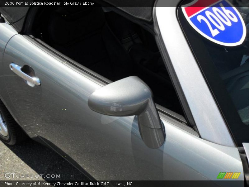 Sly Gray / Ebony 2006 Pontiac Solstice Roadster