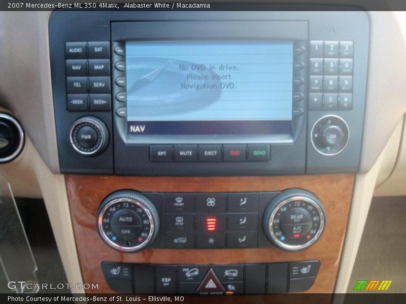 Alabaster White / Macadamia 2007 Mercedes-Benz ML 350 4Matic