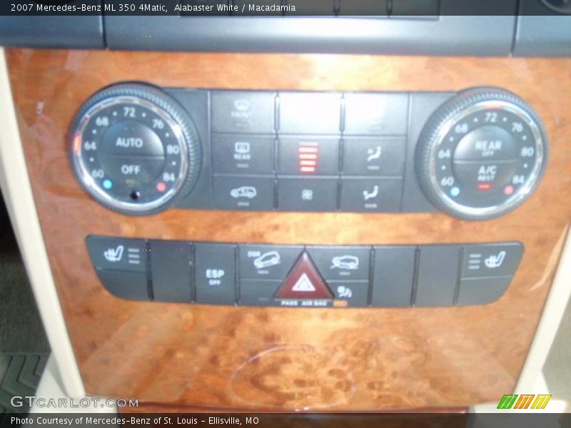 Alabaster White / Macadamia 2007 Mercedes-Benz ML 350 4Matic
