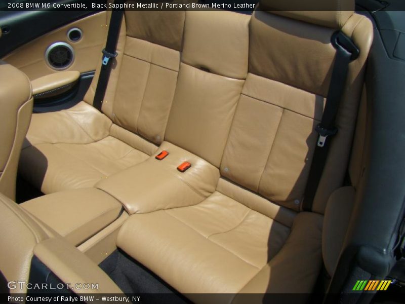 Black Sapphire Metallic / Portland Brown Merino Leather 2008 BMW M6 Convertible