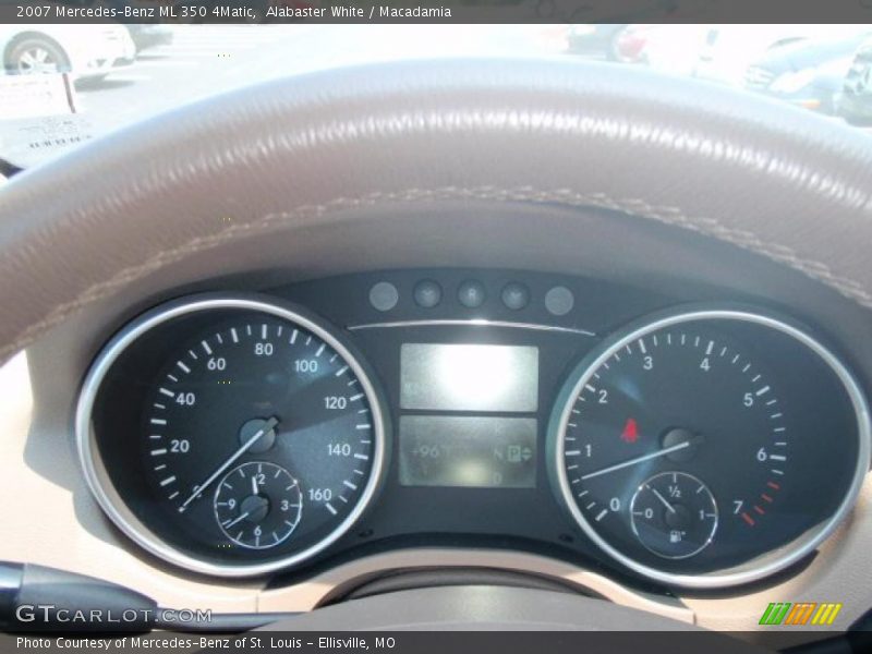 Alabaster White / Macadamia 2007 Mercedes-Benz ML 350 4Matic