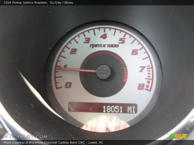 Sly Gray / Ebony 2006 Pontiac Solstice Roadster