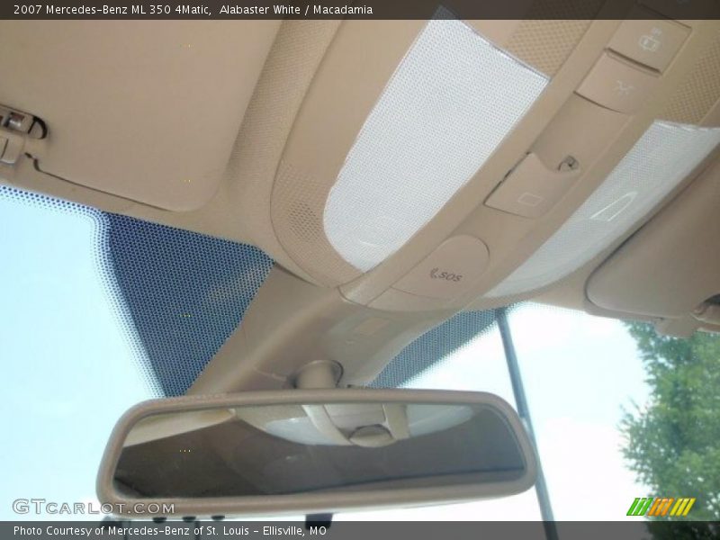 Alabaster White / Macadamia 2007 Mercedes-Benz ML 350 4Matic