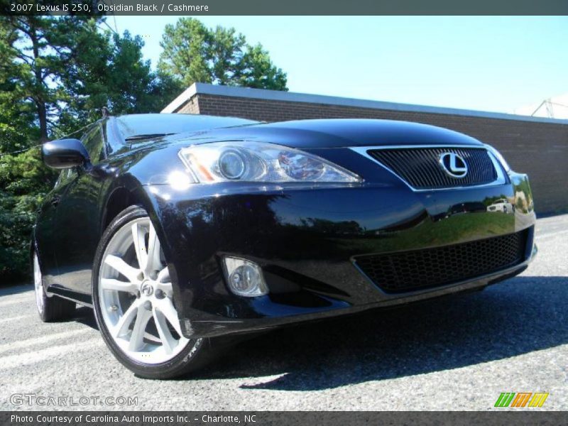 Obsidian Black / Cashmere 2007 Lexus IS 250