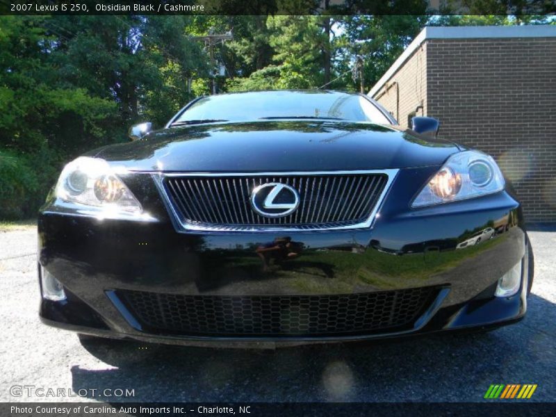 Obsidian Black / Cashmere 2007 Lexus IS 250