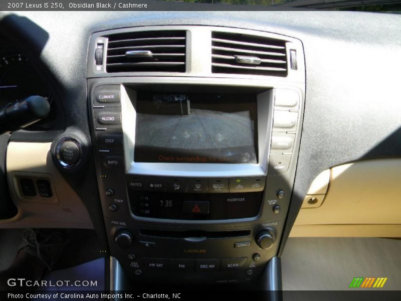 Obsidian Black / Cashmere 2007 Lexus IS 250