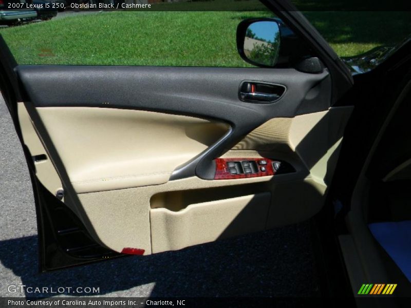Obsidian Black / Cashmere 2007 Lexus IS 250