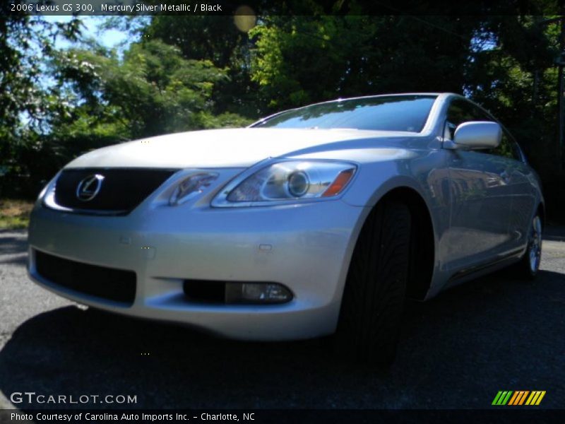 Mercury Silver Metallic / Black 2006 Lexus GS 300