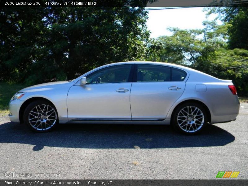 Mercury Silver Metallic / Black 2006 Lexus GS 300