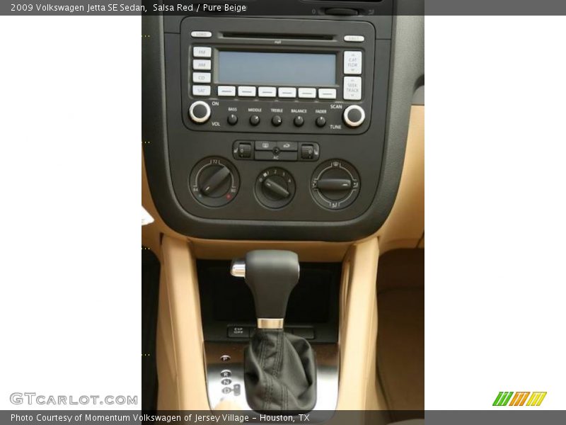 Salsa Red / Pure Beige 2009 Volkswagen Jetta SE Sedan