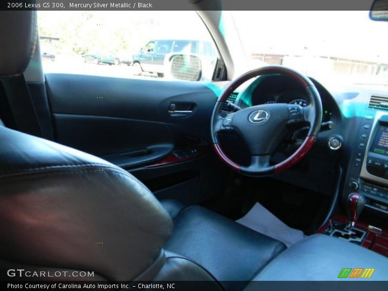 Mercury Silver Metallic / Black 2006 Lexus GS 300
