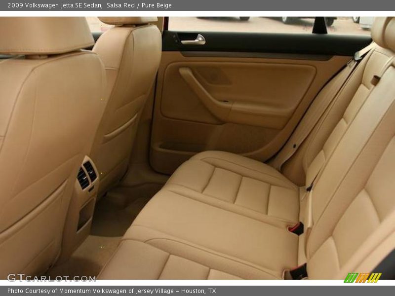 Salsa Red / Pure Beige 2009 Volkswagen Jetta SE Sedan