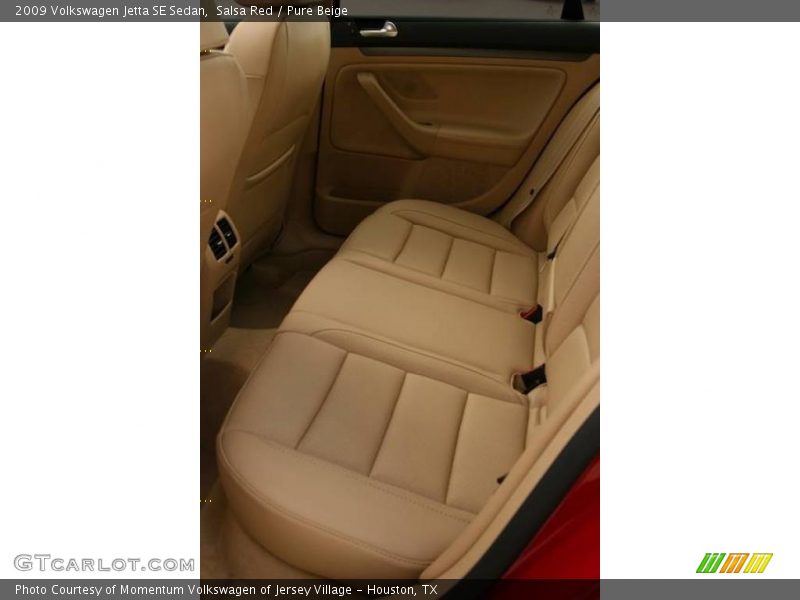 Salsa Red / Pure Beige 2009 Volkswagen Jetta SE Sedan