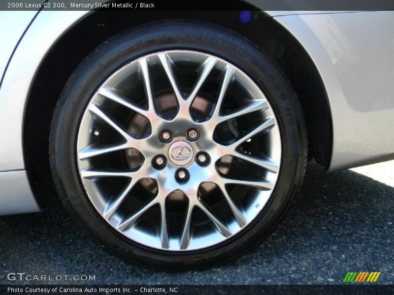 Mercury Silver Metallic / Black 2006 Lexus GS 300